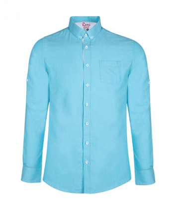 پیراهن مردانه آستین بلند ساده رونی Roni