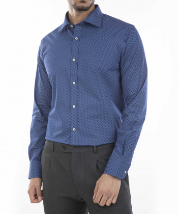 پیراهن مردانه کافه شرت Cafe Shirt کد 1486