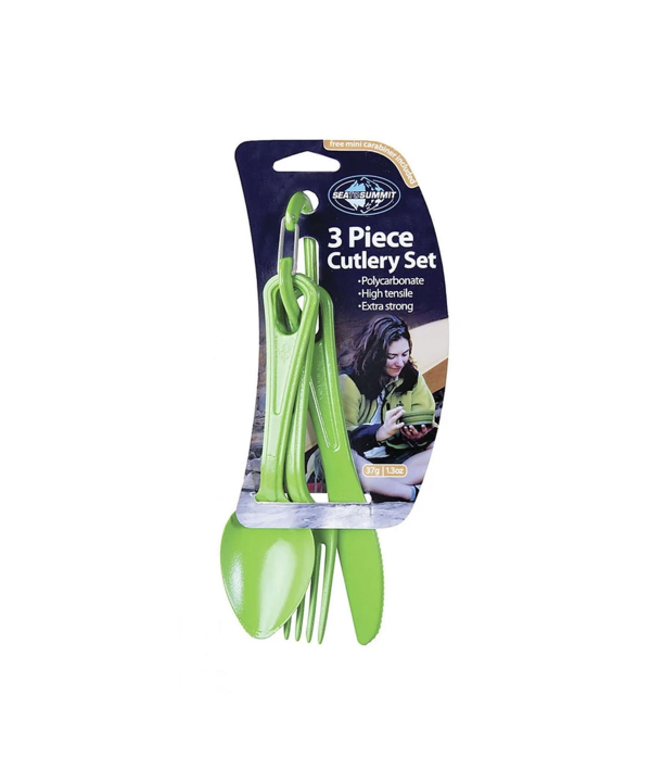 ست قاشق چنگال کارد سفری سی تو سامیت Sea To Summit مدل Cutlery Set کد F2023 مجموعه 3 عددی