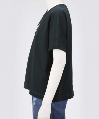 تیشرت آستین کوتاه نخی زنانه جامه پوش آرا مدل 4012013033