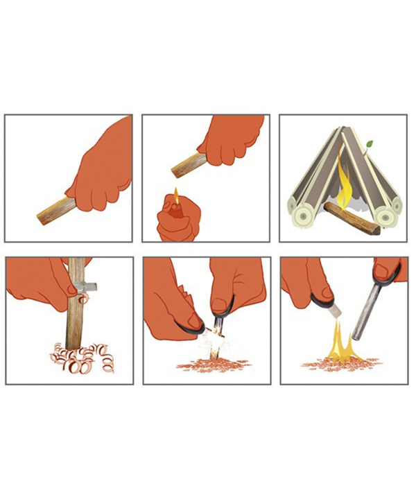 چوب دسته ای آتش زنه لایت مای فایر Light My Fire مدل Tinder on a Rope