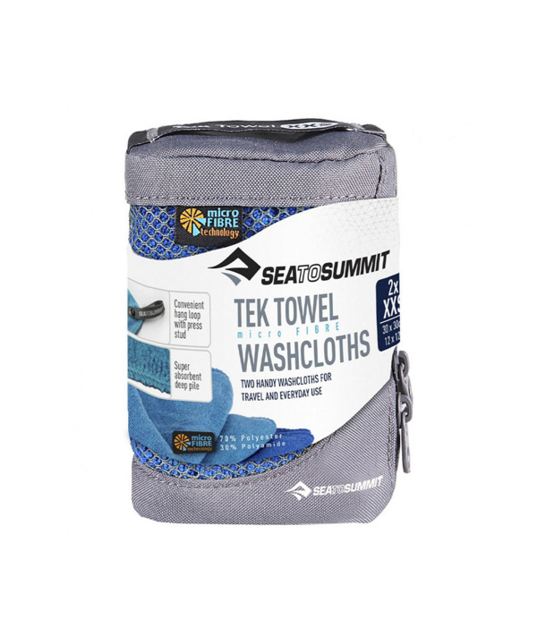 حوله سفری سی تو سامیت Sea To Summit مدل Tek Towel 2 X WashCloths مجموعه 2 عددی