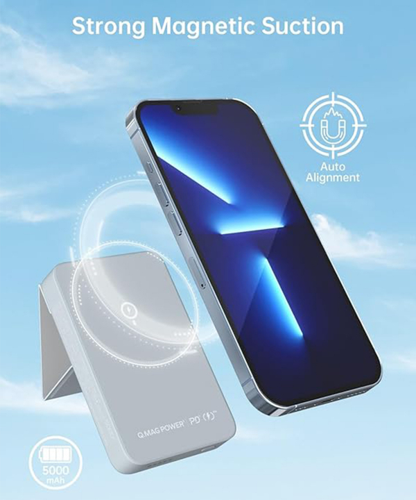 پاوربانک بیسیم مگنتیک 5000 میلی مومکس Momax کد 168292512