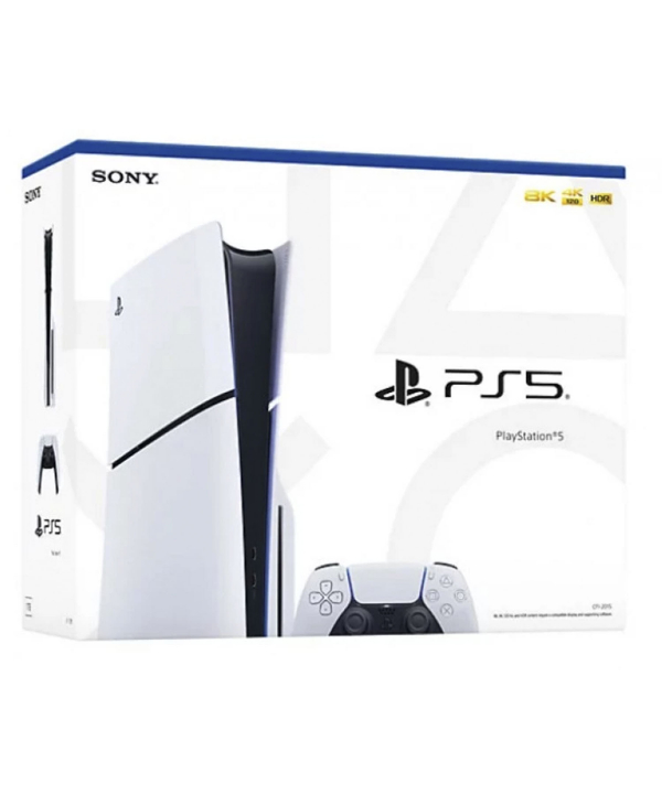کنسول بازی سونی مدل Playstation 5 Slim Drive ظرفیت 1 ترابایت (اروپا)+ دسته اضافه سفید