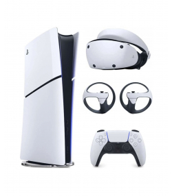 کنسول بازی سونی مدل Playstation 5 Slim digital ظرفیت 1 ترابایت (اروپا) + هدست PS VR2