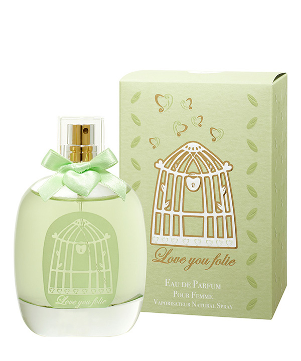 ادوپرفیوم شیرین زنانه دینا کازمتیکس Dina Cosmetics مدل love you folie حجم 100 میلی لیتر