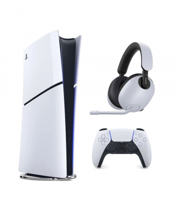 کنسول بازی سونی مدل Playstation 5 Slim digital ظرفیت 1 ترابایت (آسیا)+ هدست Sony InZone H7