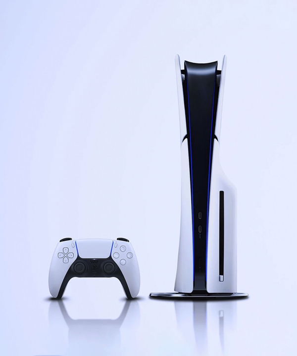 کنسول بازی سونی مدل Playstation 5 Slim Drive ظرفیت 1 ترابایت (اروپا)+ دسته سفید + بازی EA Sports FC 24