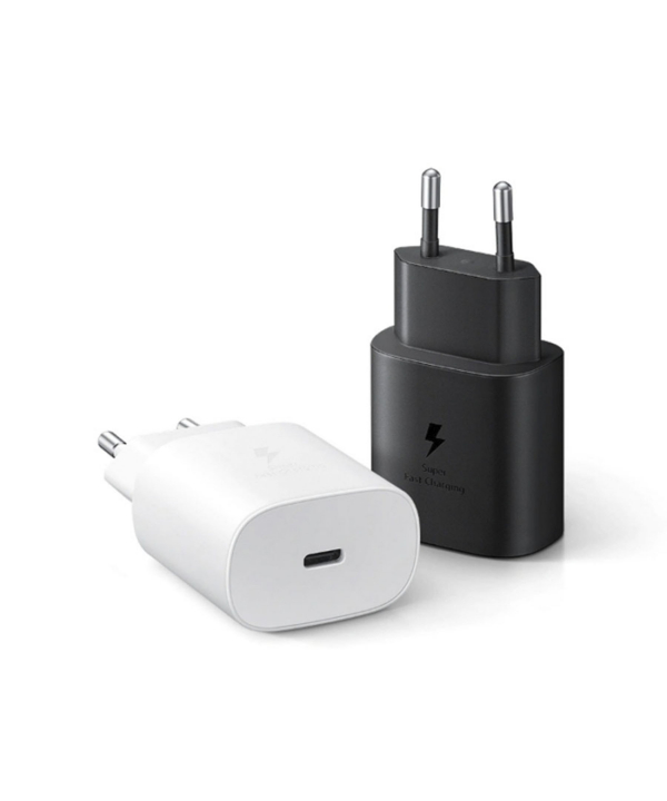 شارژر اصلی سوپرفست 25 وات سامسونگ اروپایی با کابل تایپ سی Samsung Travel Adapter Charging EP-TA800 25W