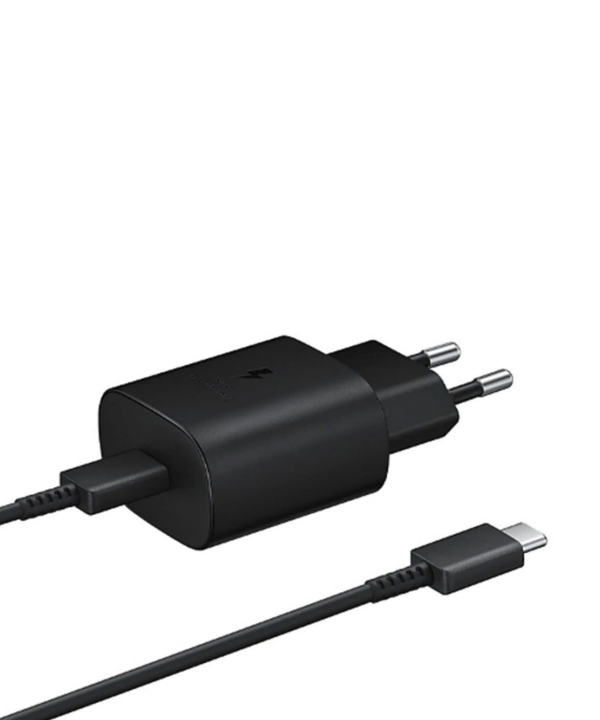 شارژر اصلی سوپرفست 25 وات سامسونگ اروپایی با کابل تایپ سی Samsung Travel Adapter Charging EP-TA800 25W