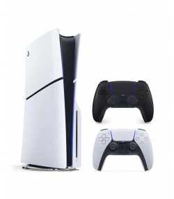 کنسول بازی سونی مدل Playstation 5 Slim Drive ظرفیت 1 ترابایت (اروپا) + دسته اضافه مشکی