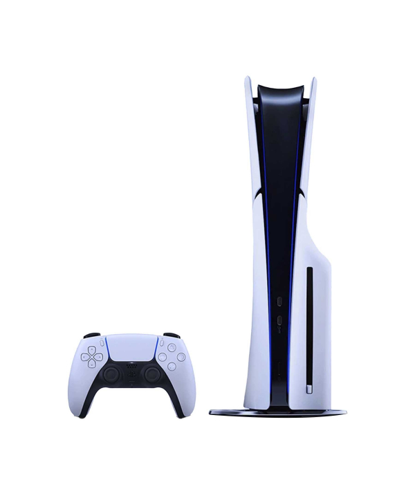 کنسول بازی سونی مدل Playstation 5 Slim Drive ظرفیت 1 ترابایت (اروپا) + دسته اضافه مشکی