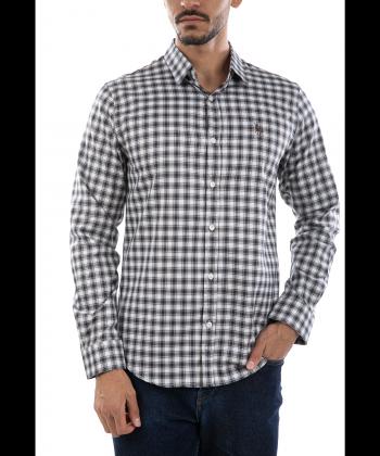 پیراهن آستین بلند مردانه آروما مدل 10402250