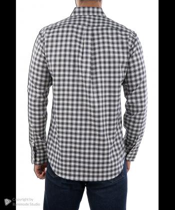 پیراهن آستین بلند مردانه آروما مدل 10402250