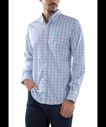 پیراهن آستین بلند مردانه آروما مدل 10402250