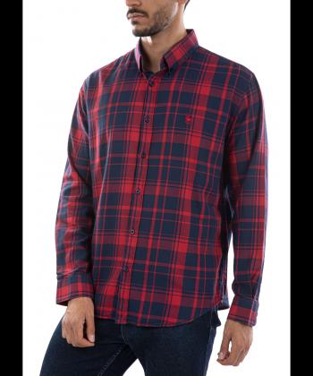 پیراهن آستین بلند مردانه آروما مدل 10402251