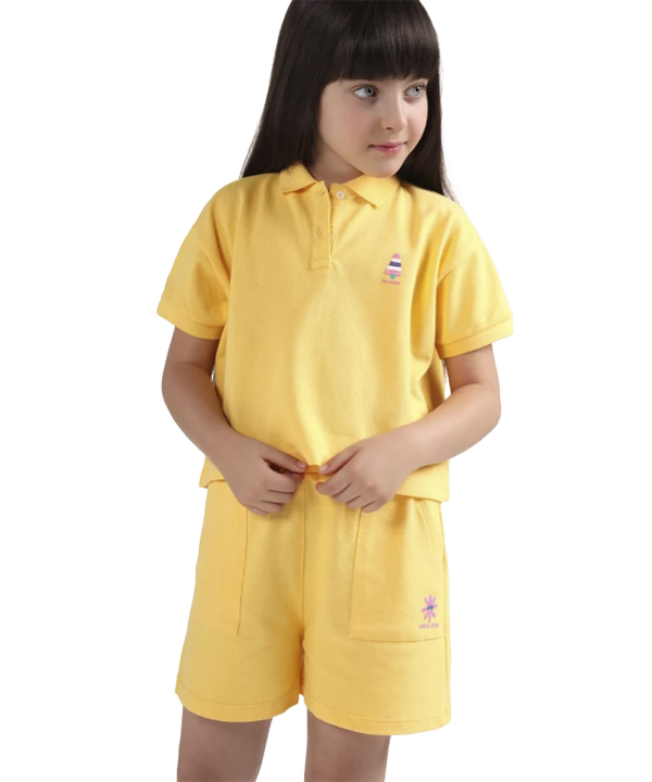 شلوارک پارچه ای دخترانه سارک مدل 0504362
