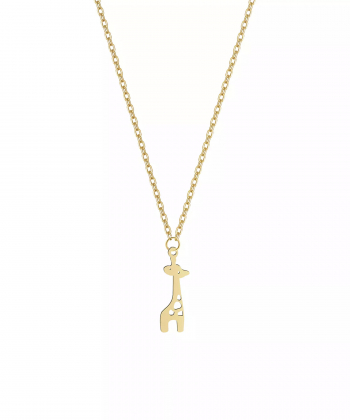 آویز طلا زرافه روبی Ruby کد 60522