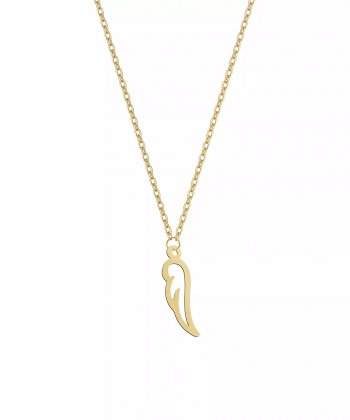 آویز طلا بال فرشته روبی Ruby کد 60506