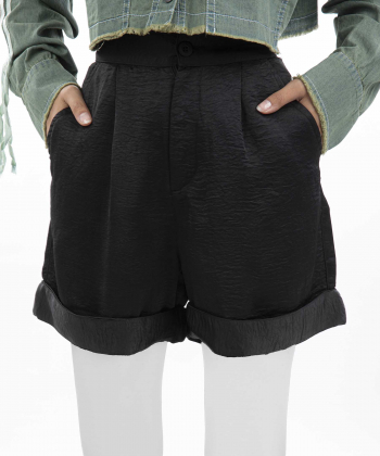 شلوارک پارچه ای زنانه لوسیفر مدل W21549