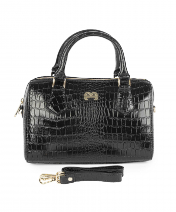 کیف دوشی چرم طبیعی زنانه منط مدل B237