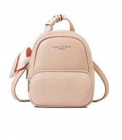 مینی کوله پشتی دخترانه و زنانه تائومیک میک Taomicmic D7089-E Faux Leather Lettering Mini Backpack