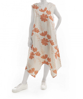 پیراهن لینن زنانه آر ان اس مدل 11082104