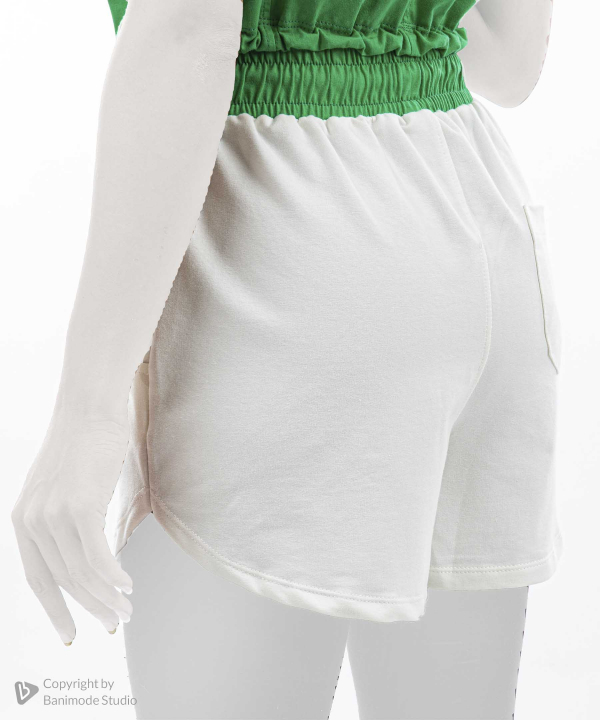 شلوارک نخ پنبه راحتی زنامه وینکلر مدل am-W0614197SR