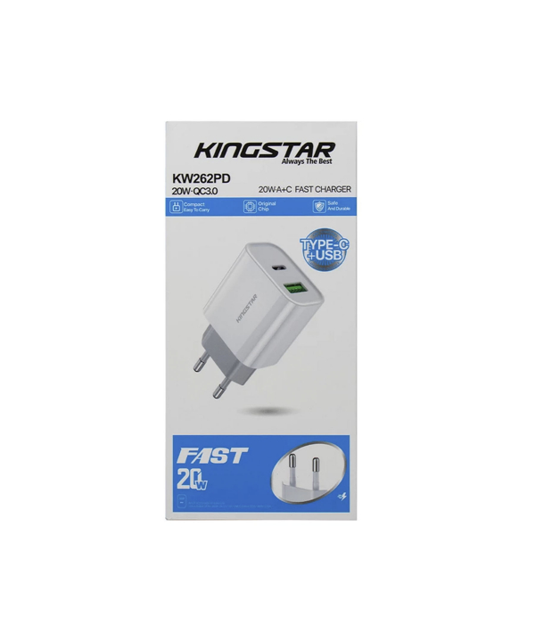 شارژر دیواری کینگ استار مدل KW262PD