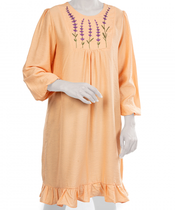 پیراهن آستین بلند دخترانه هیژا مدل 1191