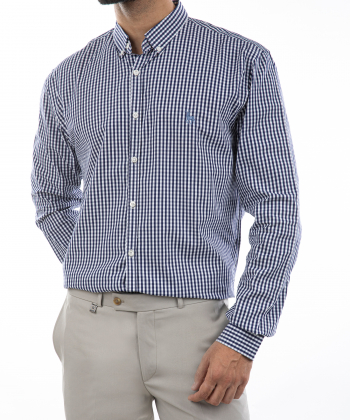 پیراهن آستین بلند مردانه آروما مدل 10402250