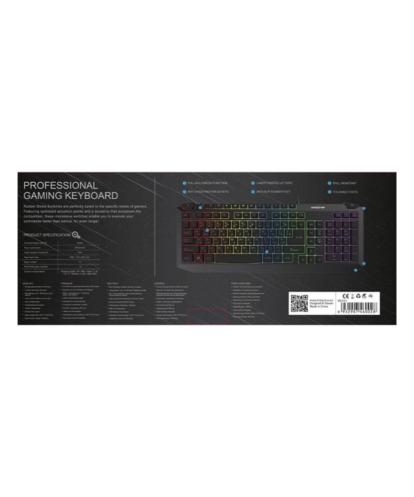 کیبوردمخصوص بازی کینگ استار مدل KB165G
