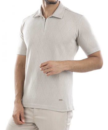 پولوشرت آستین کوتاه مردانه ام کی مدل 43-300