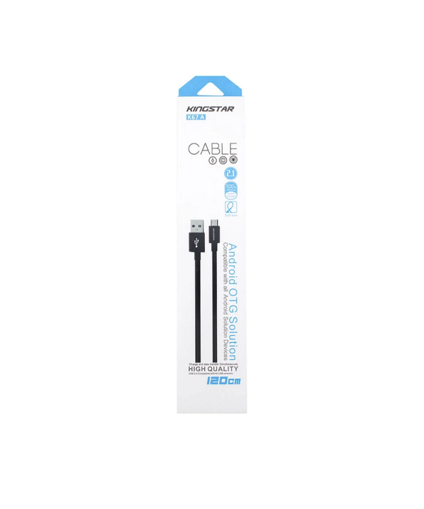 کابل تبدیل USB به microUSB کینگ استار مدل K67 A طول 1.2 متر