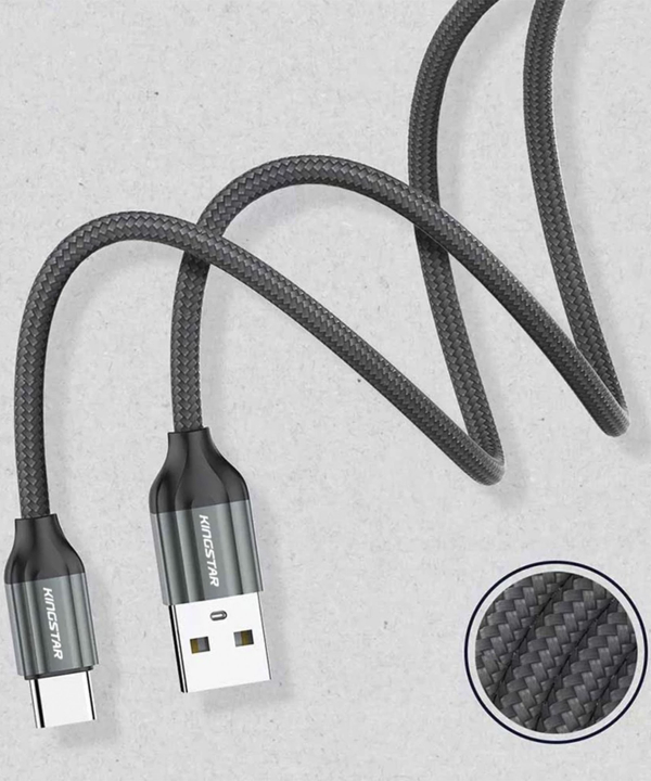 کابل تبدیل USB به USB-C کینگ استار مدل K21C طول 1 متر