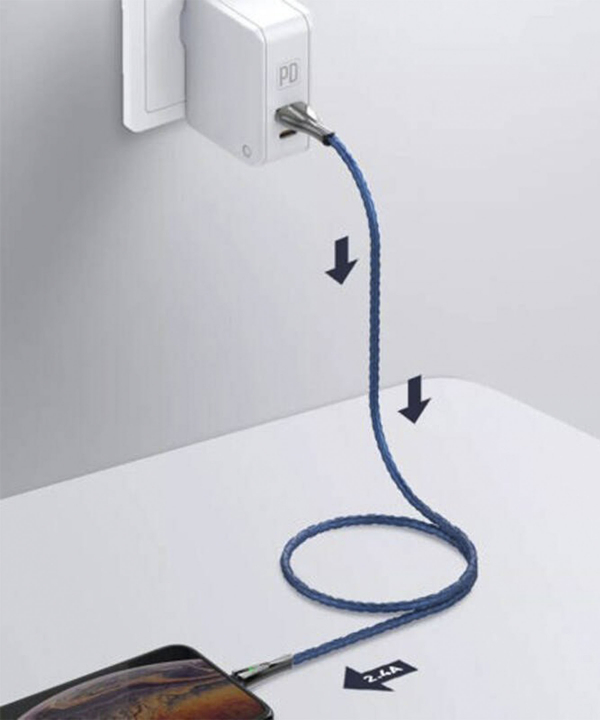 کابل تبدیل USB به USB-C کینگ استار مدل K28C طول 1 متر