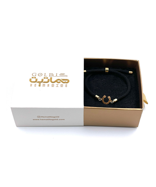دستبند طرح نعل اسب هماتیت گلد Hematite Gold کد 24562