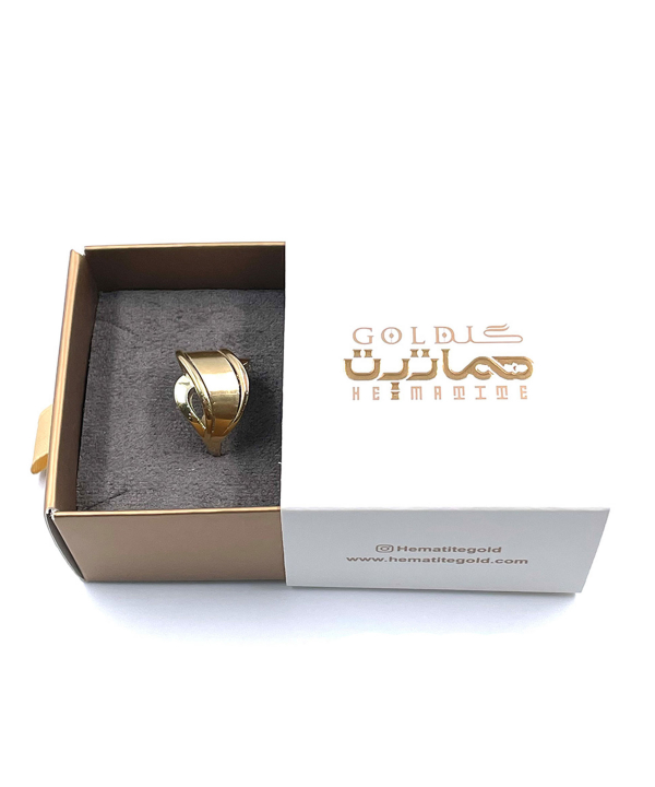 انگشتر ریحان پانته آ هماتیت گلد Hematite Gold کد 131980