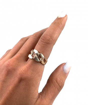 انگشتر کارتیر لوکس هماتیت گلد Hematite Gold کد 131979