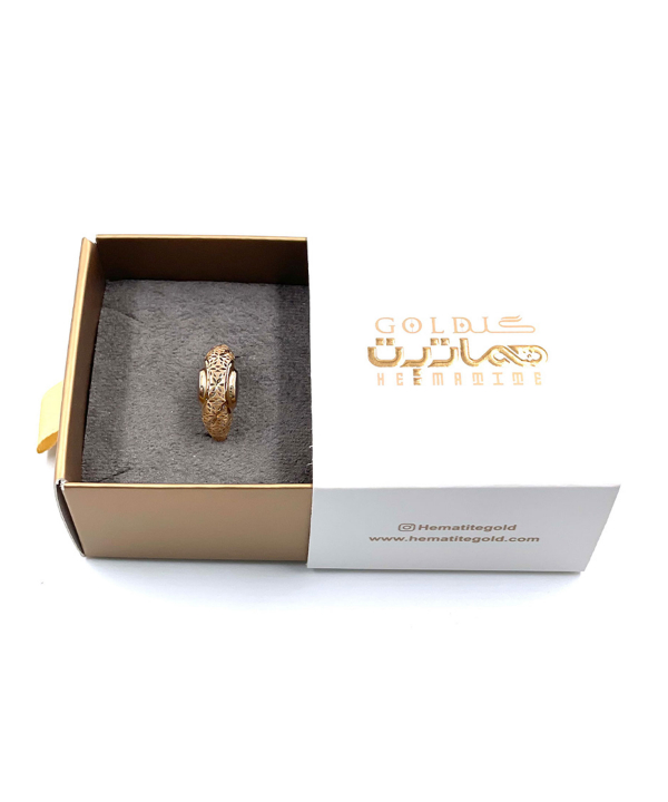 انگشتر زنانه مهرسا هماتیت گلد Hematite Gold کد 131930