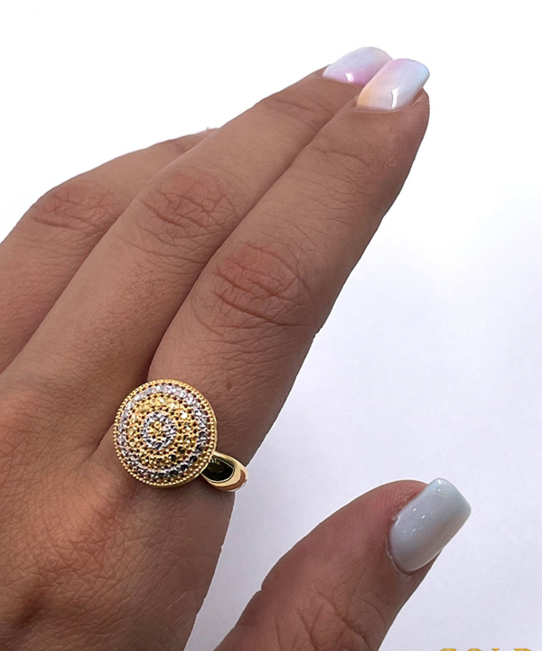 انگشتر زنانه ملودی هماتیت گلد Hematite Gold کد 131927
