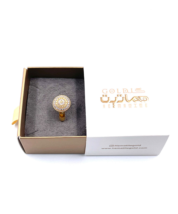 انگشتر زنانه ملودی هماتیت گلد Hematite Gold کد 131927