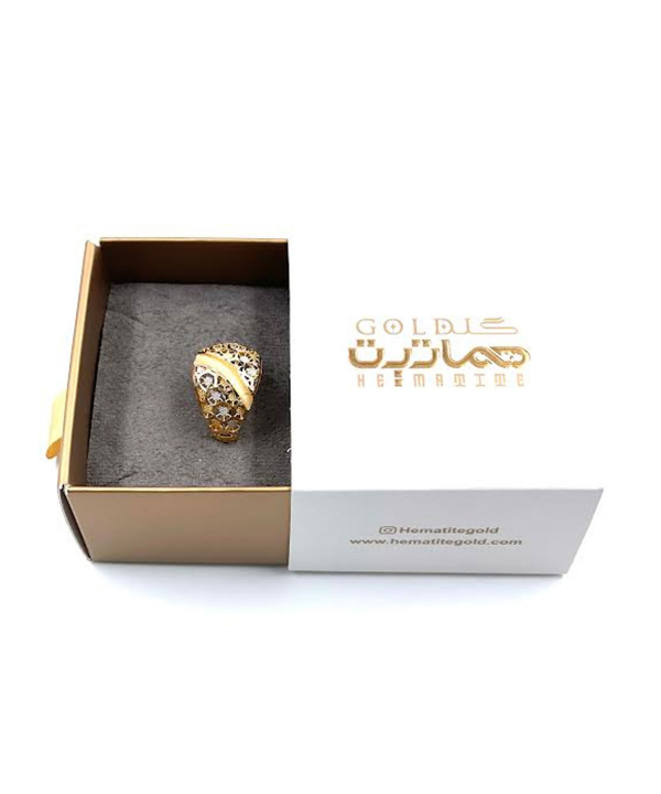 انگشتر زنانه مارال هماتیت گلد Hematite Gold کد 131925