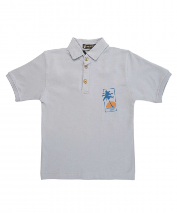 پولوشرت آستین کوتاه پسرانه مرینو مدل am-me-1061