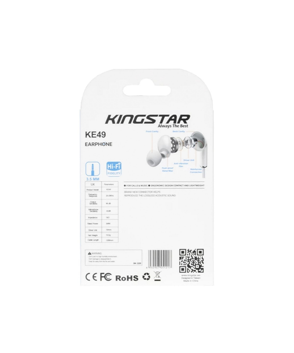 هندزفری کینگ استار مدل KE-49