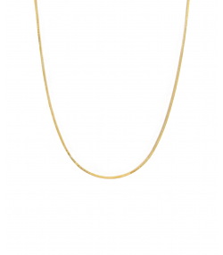 گردنبند هرینگبون مفتولی هماتیت گلد Hematite Gold کد 131853