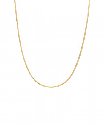 گردنبند هرینگبون مفتولی هماتیت گلد Hematite Gold کد 131853
