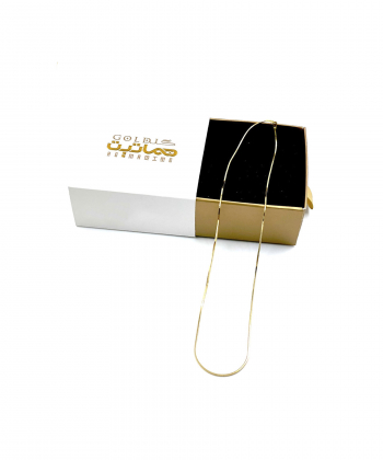 گردنبند هرینگبون مفتولی هماتیت گلد Hematite Gold کد 131853