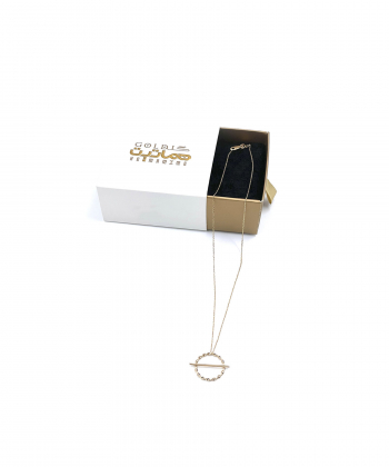 گردنبند رزگلد صبا هماتیت گلد Hematite Gold کد 131870