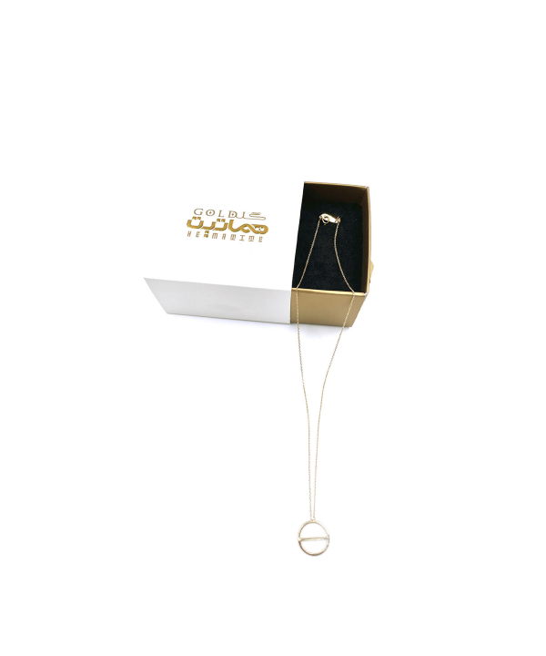 گردنبند رزگلد صنوبر هماتیت گلد Hematite Gold کد 131873